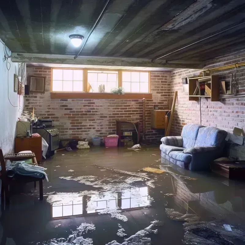 Flooded Basement Cleanup in Caledonia, NY